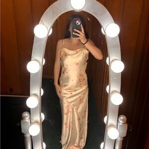 Lucy in the Sky Satin Floral Gown